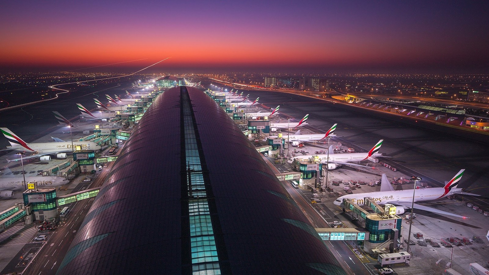 Dubai Airport after the drone attack