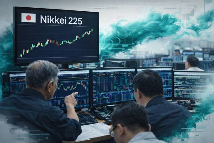 Tokyo Nikkei 225 index Seoul Kospi semiconductor boom china property market data