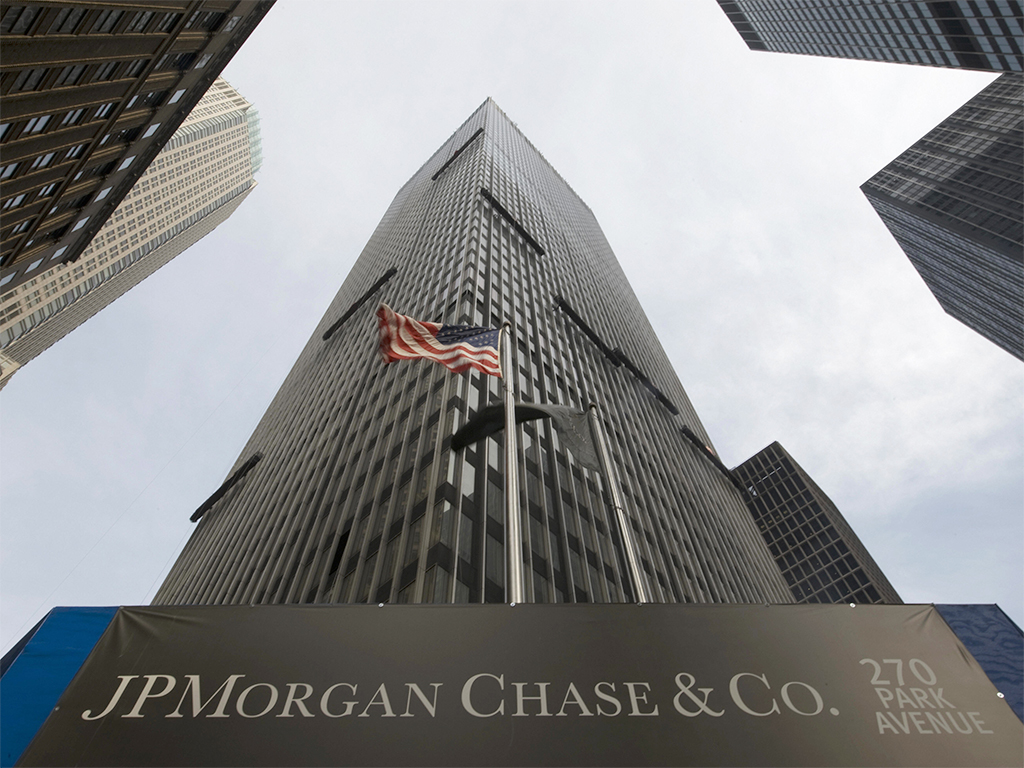 JPMorgan Chase building wall street goldman sachs banking offices finance corporate report